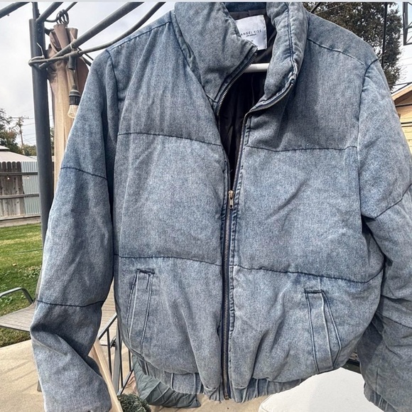 Angel Kiss Jackets & Blazers - Angel Kiss Denim-Style Jacket